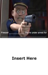 the police officer arrest who? Meme Template