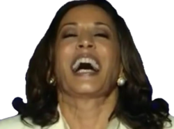 Kamala Head Transparent Meme Template