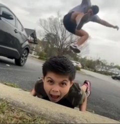 CurbStomp Meme Template