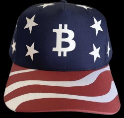 Bitcoin America Hat - Finite Supply Meme Template