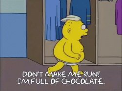 Simpsons Chocolate Run Meme Template