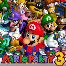 Mario Party 3 Busy Box Art Meme Template