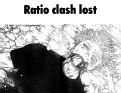 Ratio Clash (lost) Meme Template