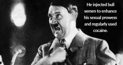 Hitler, bull semen, and cocaine Meme Template