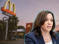 Kamala Harris McDonald's Meme Template