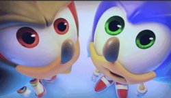 Shadow And Sonic Staring At You Meme Template