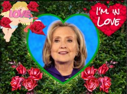 Hillary Heart Throb Meme Template