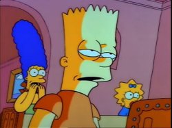 Bart face meme Meme Template