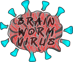 BRAIN WORM VIRUS Meme Template