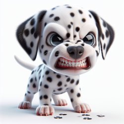 Angry puppy dalmatian Meme Template