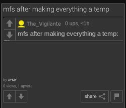 mfs make a temp outta everything atp Meme Template