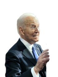 Creepy Joe Biden as a zombie Meme Template