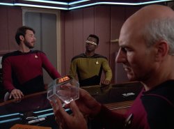 Riker, Geordi, Picard Meme Template