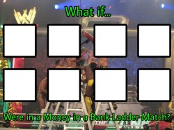 Money in the Bank Ladder match Meme Template