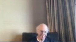 Larry David Zooming Meme Template