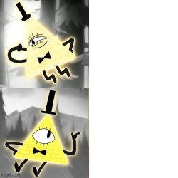 Drake Bill Cipher Meme Template