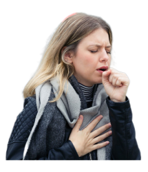 Woman coughing Meme Template