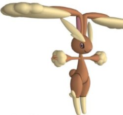 T-posing lopunny Meme Template