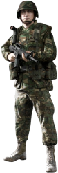 PASGT Soldier (Transparent) Meme Template