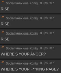 SAK idfk RISE RISE RISE Meme Template