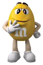 M&M's Yellow Meme Template