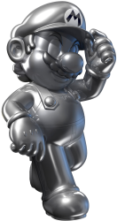 Metal Mario (1996) Meme Template