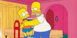 homer choking bart Meme Template