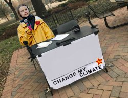 GRETA T - CHANGE MY CLIMATE Meme Template