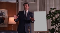 Mad Men Pitch Meme Template