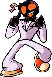 Whitty in a tuxedo Meme Template