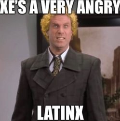 xes a very angry latinx Meme Template