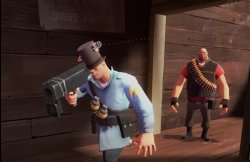 TF2 Heavy Approaching Killcam Meme Template