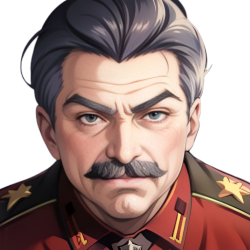 Anime Stalin Meme Template