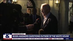 Biden Answers Questions outside the WH Meme Template