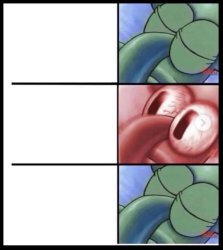 squidward eyes Meme Template