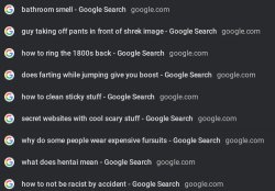 Search history Meme Template