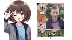 Image Voice Actress and Yodayo: Marek Holý Meme Template