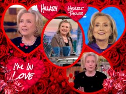 Hillary Heart Throb Meme Template