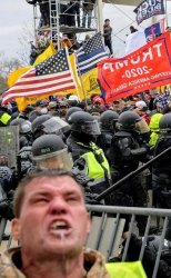 Trump Riot Fanboy Meme Template