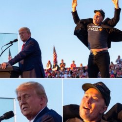 Trump Elon 4 panel Meme Template