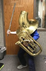 Tuba Warrior Meme Template