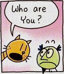 who are you? Meme Template