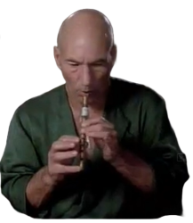 Star trek picard flute Meme Template