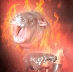 Moo Deng - Destroyer of Worlds Meme Template