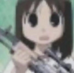 osaka gun Meme Template