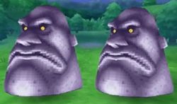 Pair of Mad Moai Meme Template