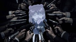 Baby Asuka guns Meme Template