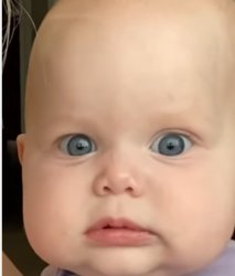 Shocked Baby Meme Template