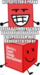 Blocky chain break Meme Template