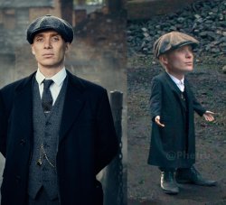 Tall vs Short Thomas Shelby Meme Template